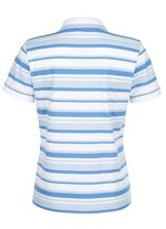 Poloshirt mit Kontrast-Rippenb&uuml;ndchen 