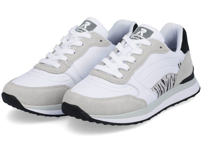 Rieker Sneaker mit interessantem Zebra-Druck 