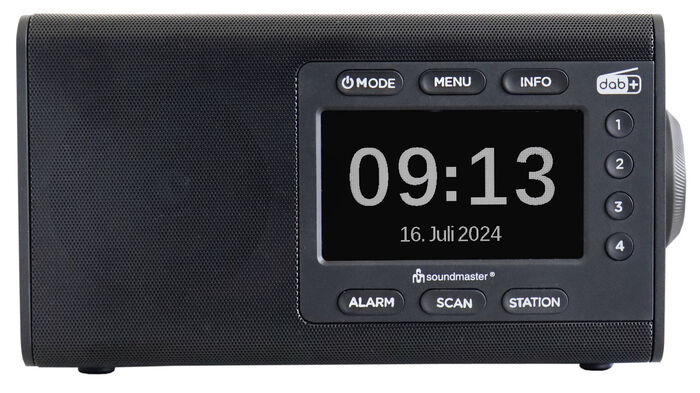 Radio mit DAB+ SCHWARZ