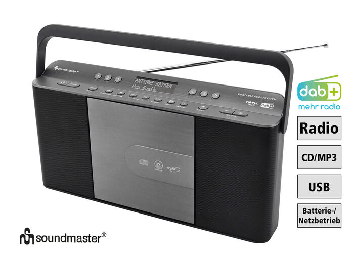 Soundmaster CD-Kofferradio RCD1870SW