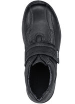 GINO GALANTE, sportliche Herren-Slipper, Weite H, mit herausnehmbarem Fußbett SCHWARZ