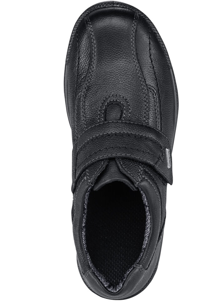 GINO GALANTE, sportliche Herren-Slipper, Weite H, mit herausnehmbarem Fußbett SCHWARZ