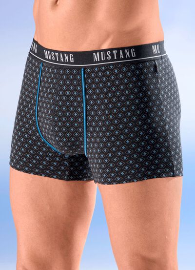 Mustang Dreierpack Pants mit Alloverdessin 