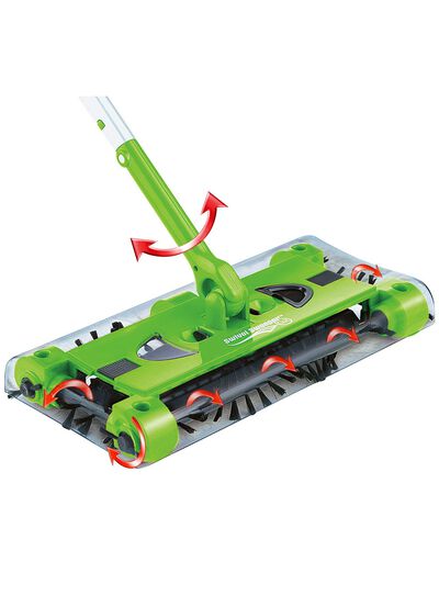 Swivel Sweeper Akku-Besen mit Lithium-Ionen-Akku 