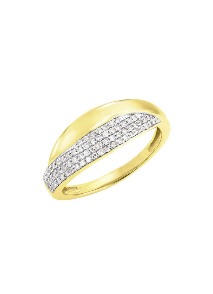 Wunderschöner Damenring mit Diamanten 