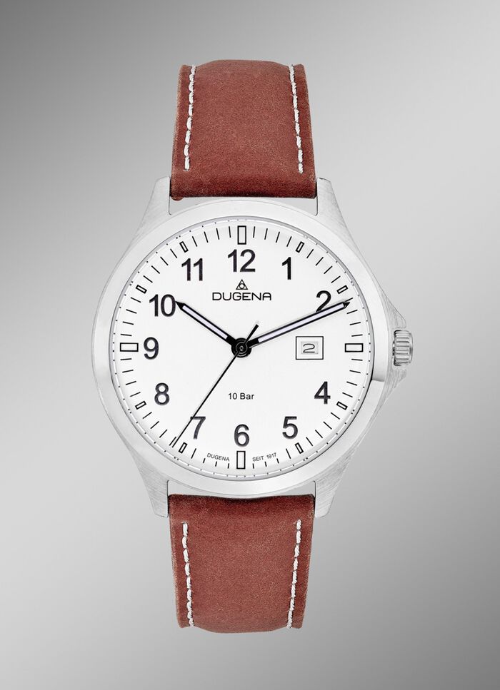 Quartz-Herrenuhr mit Edelstahlgeh&auml;use  