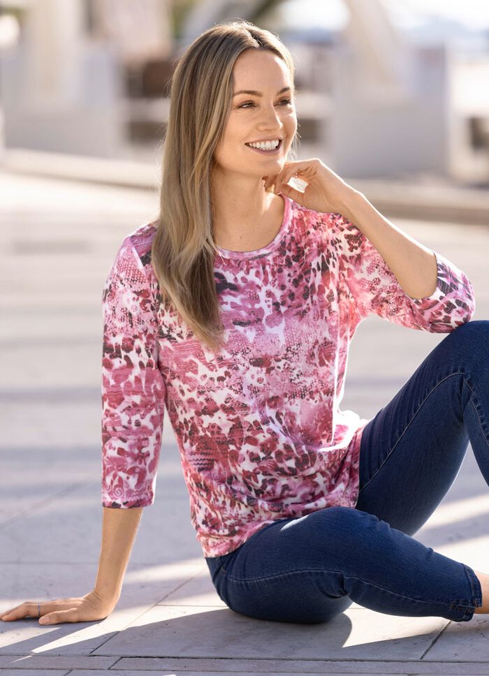 Pullover in weich flie&szlig;ender Qualit&auml;t 