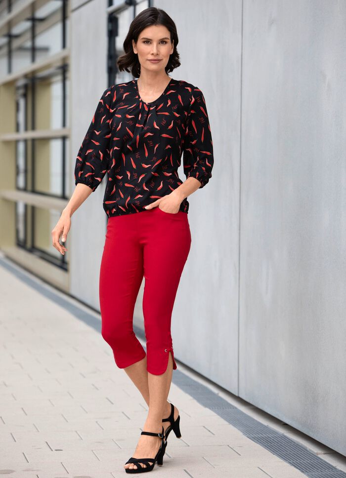 Tunika mit Inkjet-Druck 