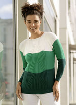 Pullover in Color-Blocking 