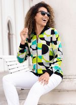 Blusenjacke mit tollem Druck 