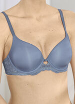 Triumph Amourette-Bügel-BH mit elastischer Spitze INDIGOBLAU