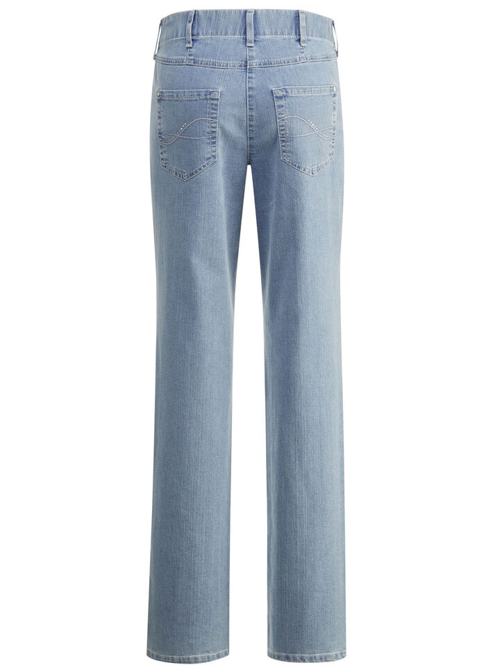Komfortjeans CARLA HELLBLAU