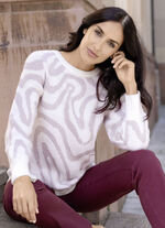 Pullover mit edlem Glitzereffekt 