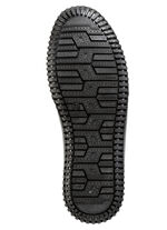 Gemini Slipper aus schattiertem Rind-Nappaleder BURGUND-SCHWARZ