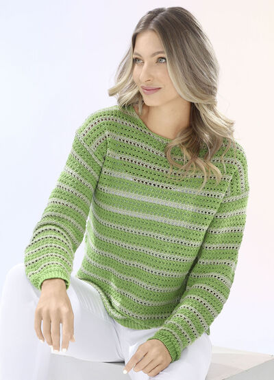 Pullover in Ringelmuster 