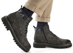 Rieker, gefütterte Herren-Boots, Winterschuhe, Weite H, mit Reißverschluss ANTHRAZIT