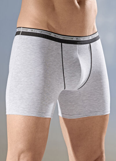 Dreierpack Pants mit Elastikbund und Zierpaspseln 