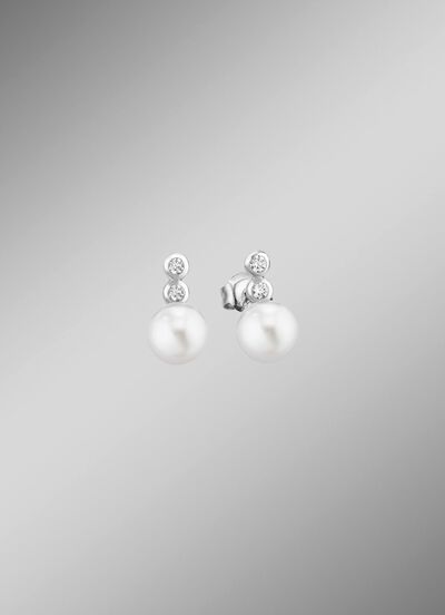 Ohrstecker mit S&uuml;&szlig;wasser-Zuchtperlen 