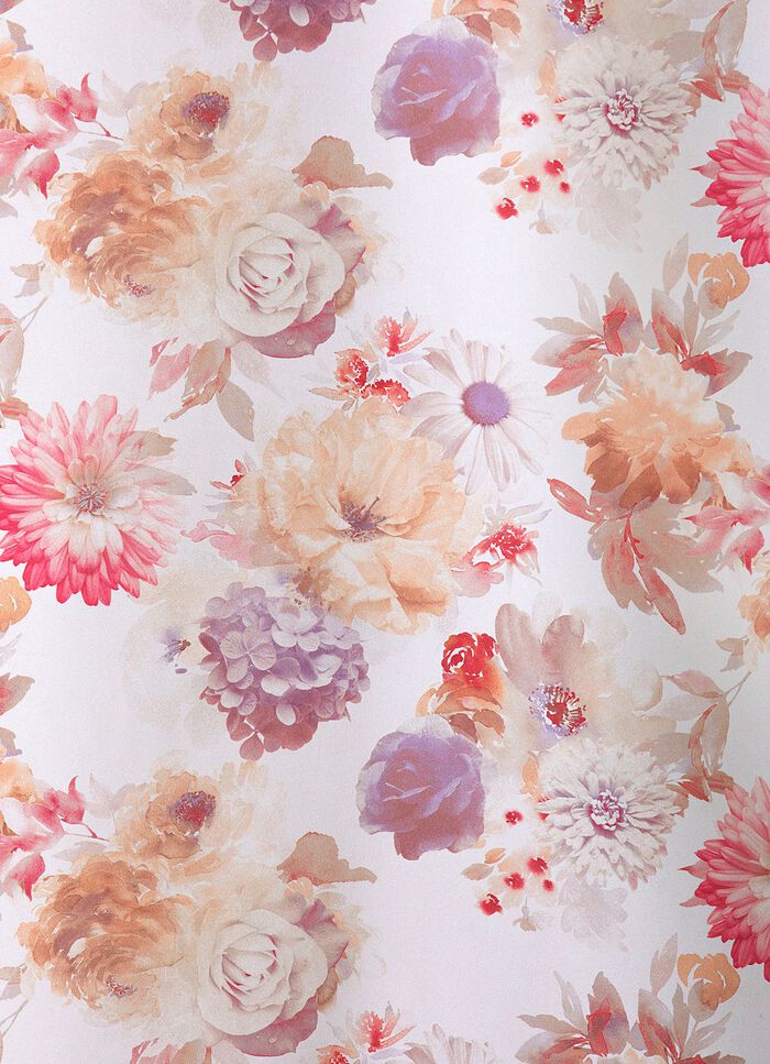 Floral gestaltete &Uuml;bergardine 