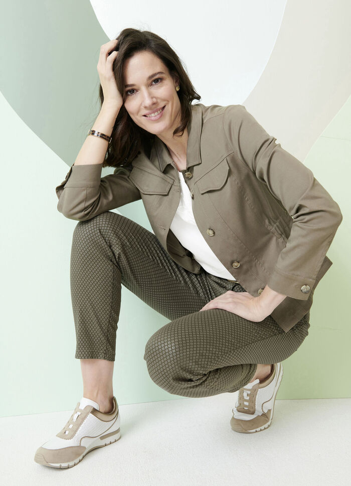 Blazer mit Schubtaschen 