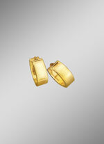 Hochglänzende Klappcreolen 