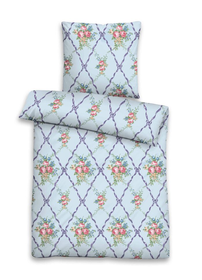 Bettwäsche-Garnitur in kuschelweicher Qualität BLAU