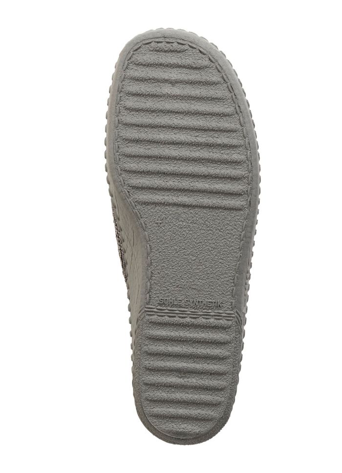 Textil-Pantoffel mit anatomisch geformtem Fu&szlig;bett 