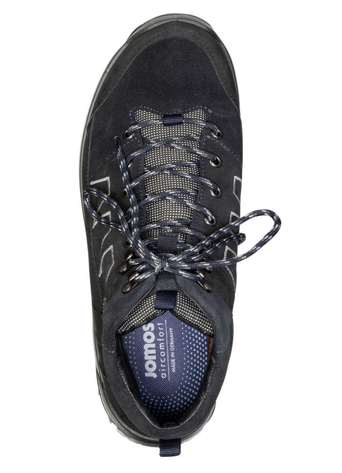 Atmungsaktive Herren-Boots, Weite K, mit herausnehmbarem Fußbett SCHWARZ-NACHTBLAU