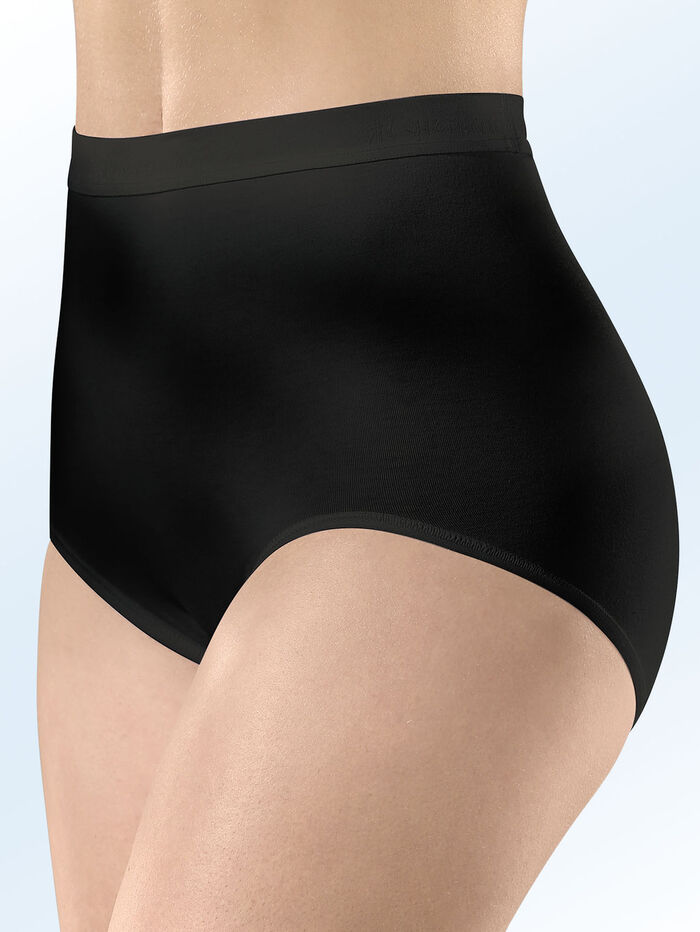 Speidel Zweierpack Formslips mit hoher Taille SCHWARZ