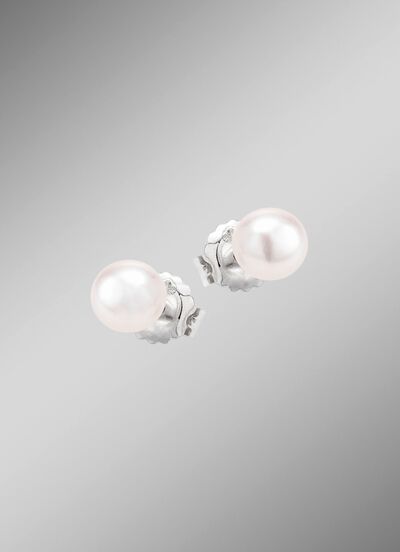 Ohrstecker mit S&uuml;&szlig;wasser-Zuchtperlen 