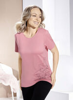 Shirt mit aufwendiger Strass-Applikation in 2 Farben ROSENHOLZ