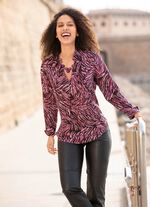 Tunika mit farbbrillantem Druck 