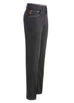 "Francesco Botti"-Jeans mit Dehnbund in 3 Farben ANTHRAZIT