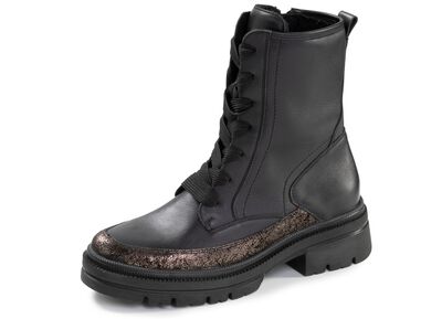 Waldl&auml;ufer, bequeme Damen-Stiefeletten, Winterschuhe, Weite H, mit herausnehmbarem Fu&szlig;bett 