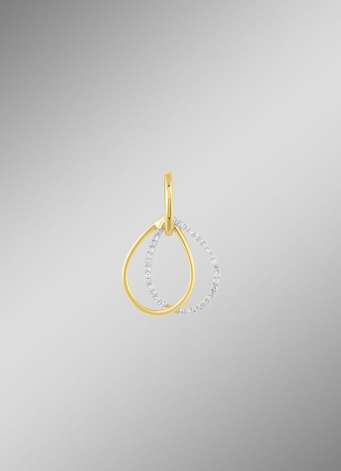 Eleganter Anh&auml;nger mit 34 Diamanten 