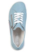 Rieker, bequeme Damen-Sneaker, Weite H, mit herausnehmbarem Fu&szlig;bett HIMMELBLAU