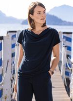 Shirt mit dekorativer Faltenlegung 