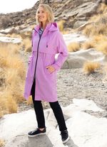 Mantel mit abnehmbarer Kapuze 