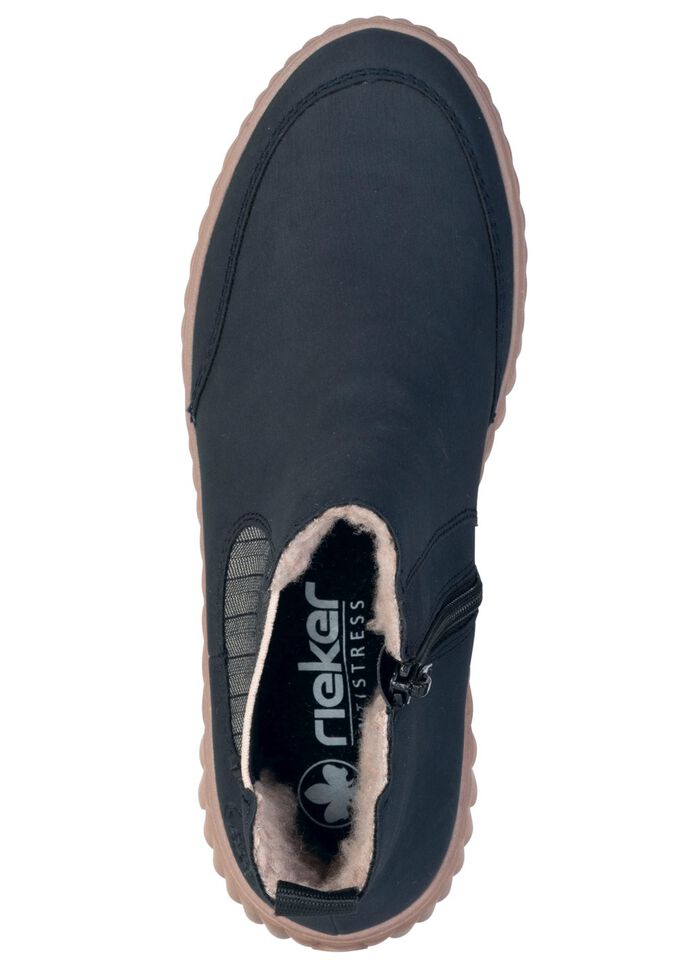 Rieker, trendige Damen-Boots, Winterschuhe, mit herausnehmbarem Fu&szlig;bett DUNKELBLAU