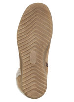 ELENA EDEN, gefütterte Damen-Stiefel, Winterschuhe, Weite H, mit Lammfell BRAUN-BEIGE