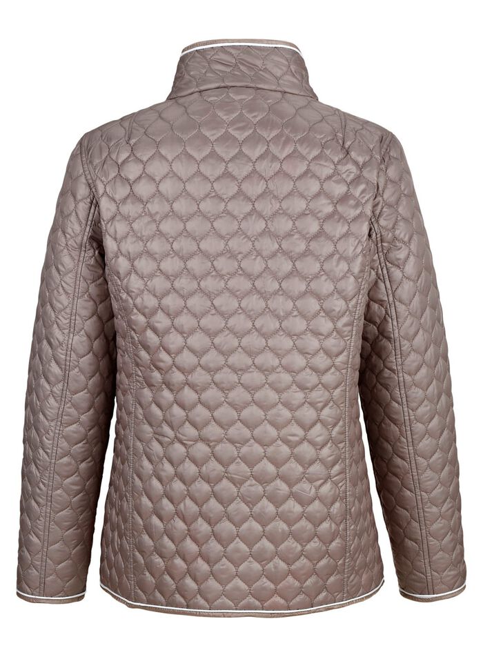 Wendejacke mit grafischem Steppmuster 