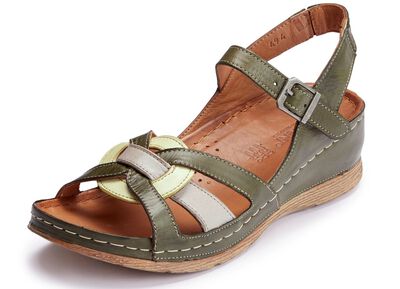 Gemini, klassische Damen-Sandalen, Weite G, mit Gummizug 