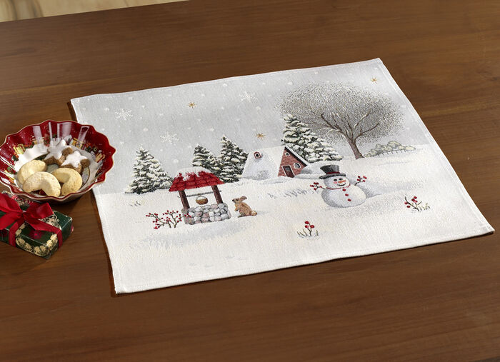 Tisch- und Raumdekoration aus Gobelin BUNT