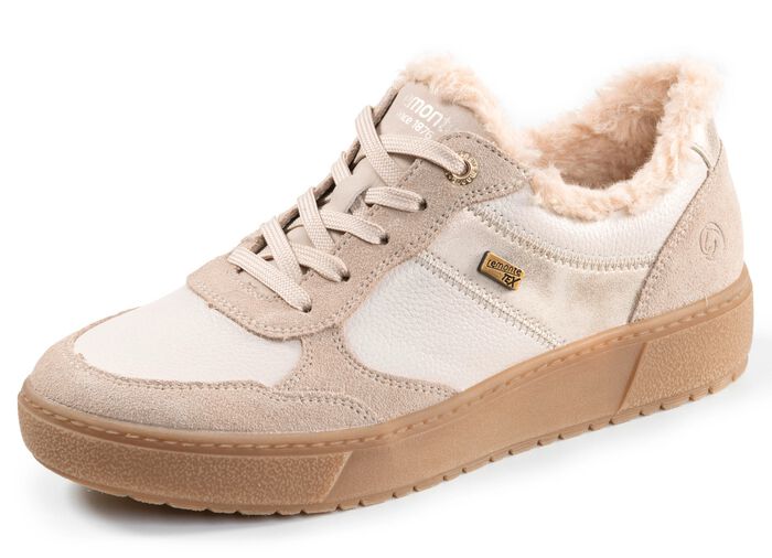 Remonte, bequeme Damen-Sneaker, Winterschuhe, Weite G, mit herausnehmbarem Fu&szlig;bett BEIGE