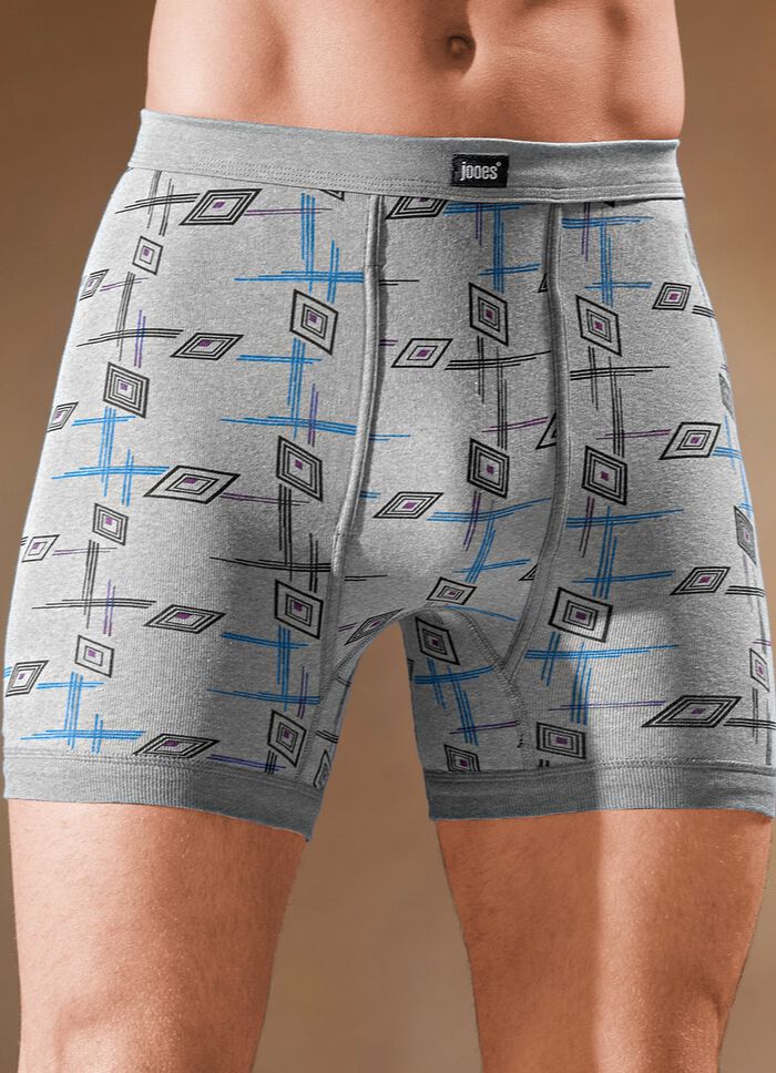 Viererpack Unterhosen aus Feinripp mit Eingriff 