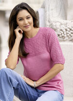 Pulli mit dezentem Glanz AZALEE