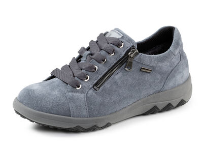 Waldläufer Schnürschuh aus weichem Veloursleder 