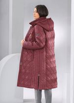 Mantel mit interessantem Stepp KASTANIE