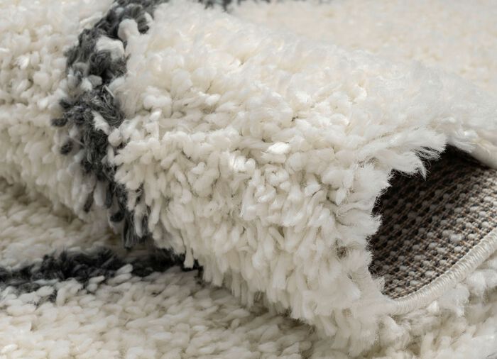Traumhaft flauschige Shaggy-Brücken, -Galerien und -Teppiche CREME