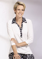 Poloshirt mit Kontrastverarbeitung 